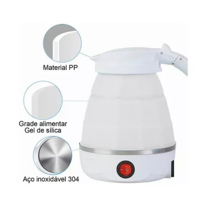 FoldiBoil™ - Hervidor Eléctrico Portátil y Plegable (Color a Elección)
